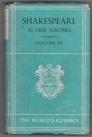 Image for The Complete Works of William Shakespeare Vol 3 (The World's Classics 102)