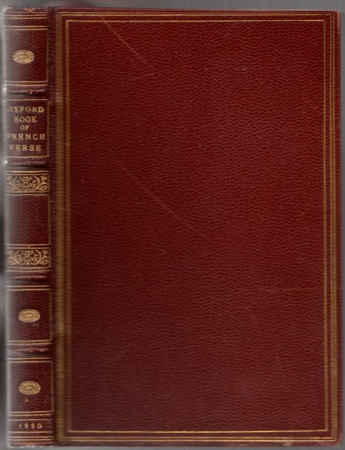 Image for The Oxford Book of French Verse: xiiith Century -- xixth Century