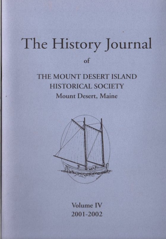 Image for The History Journal of The Mount Desert Island Historical Society