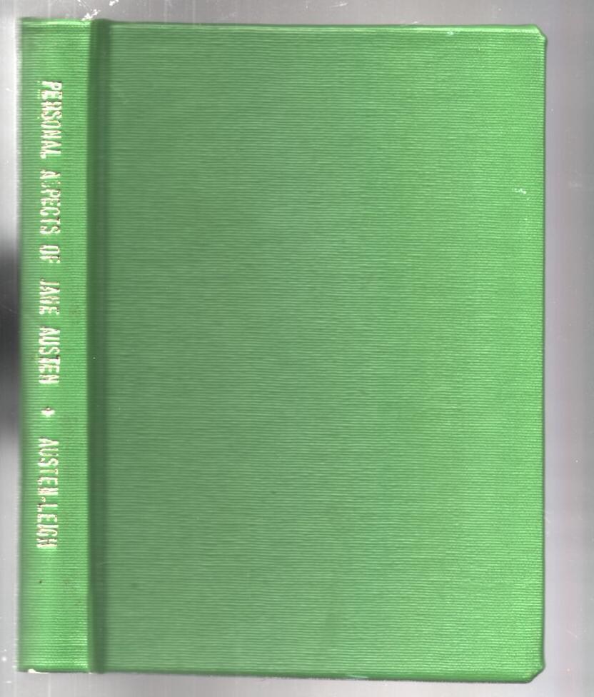 Image for Personal Aspects of Jane Austen
