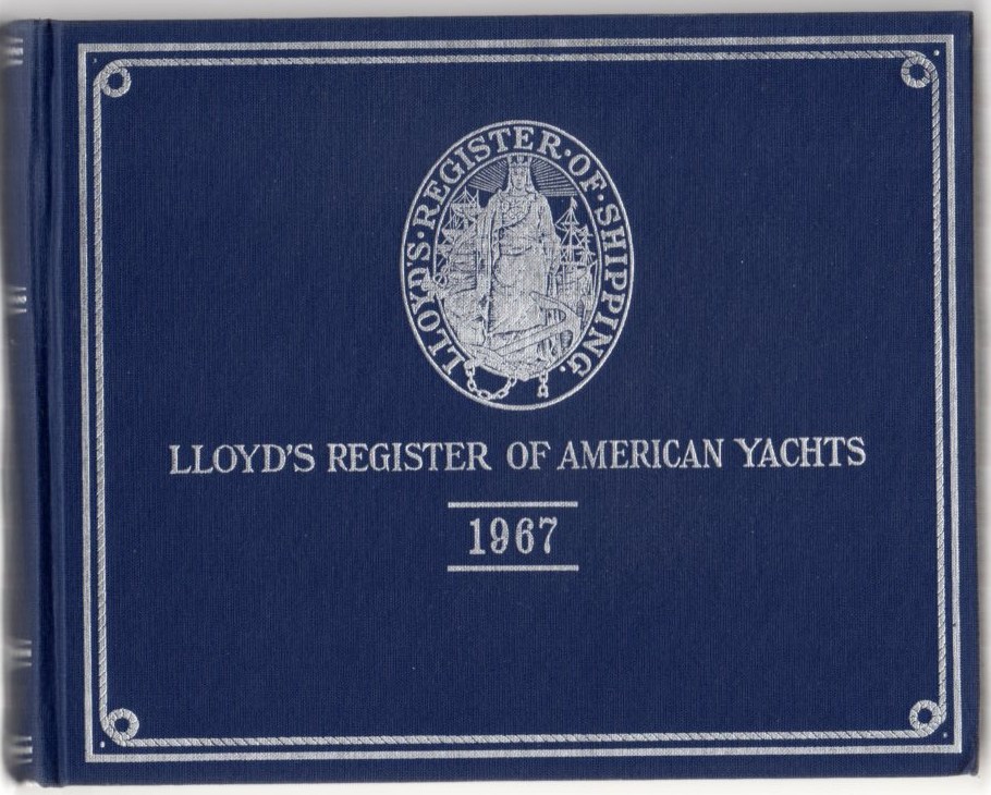 Lloyd's Register of American Yachts - 1967 Image for Lloyd's Register of American Yachts - 1967