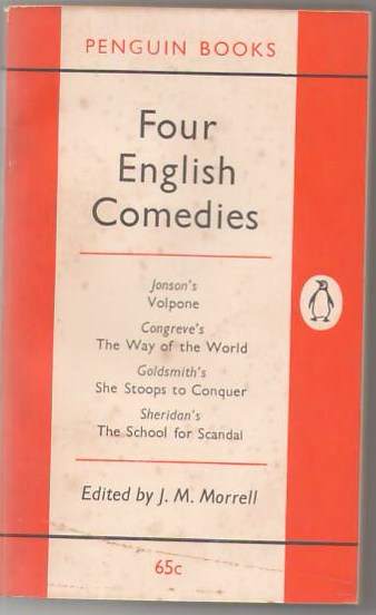 Image for Four English Comedies of the 17th and 18th Centuries