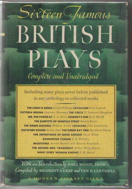 Image for Sixteen Famous British Plays