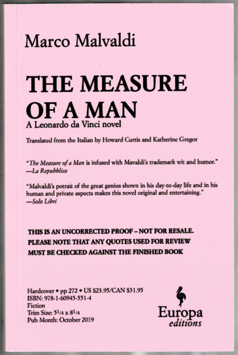 Image for The Measure of a Man: A Leonardo da Vinci Novel