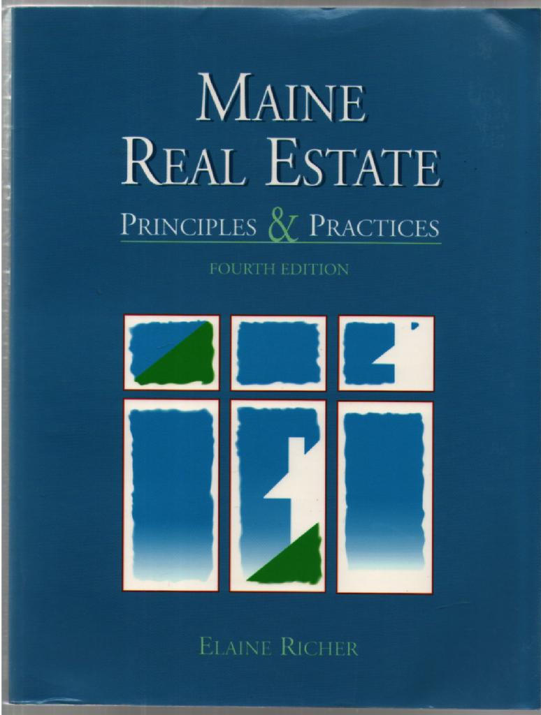 Image for Maine Real Estate: Principles and Practices