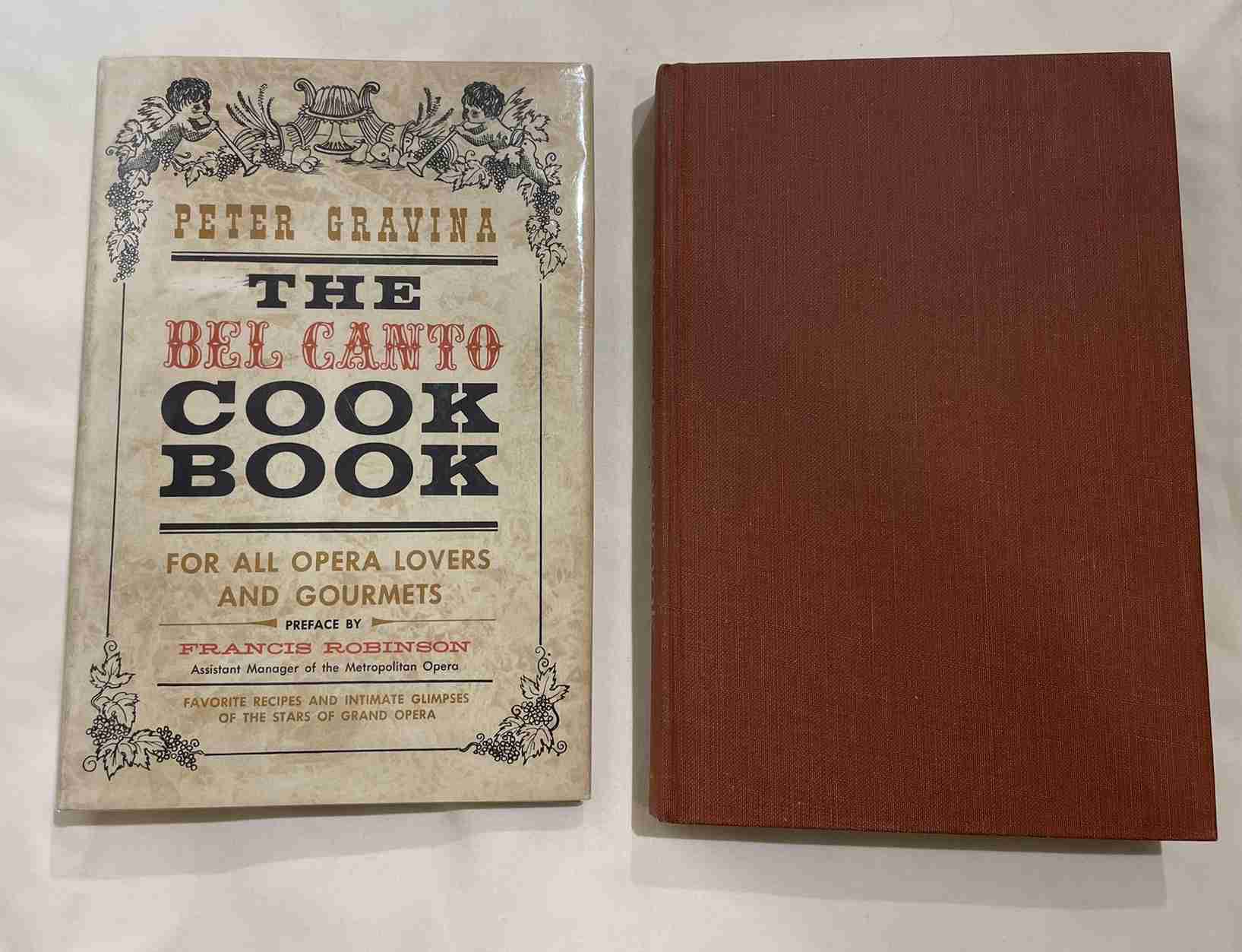 The Bel Canto Cook Book For All Opera Lovers and Gourmets